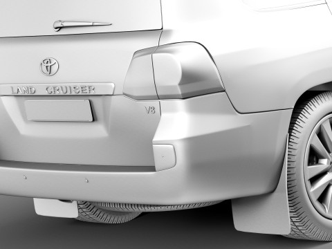 Toyota Land Cruiser 2013 3D Model
