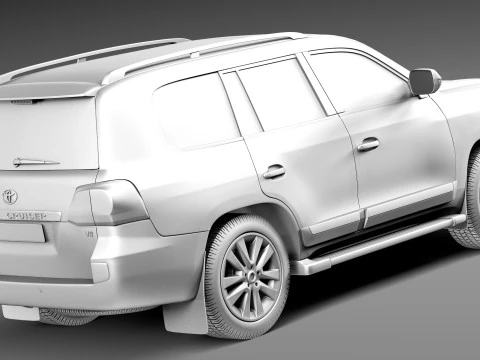 Toyota Land Cruiser 2013 3D Model