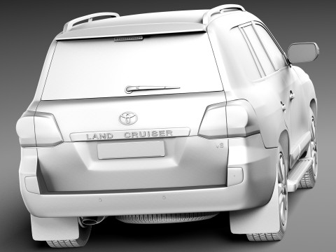 Toyota Land Cruiser 2013 3D Model