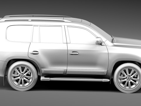 Toyota Land Cruiser 2013 3D Model