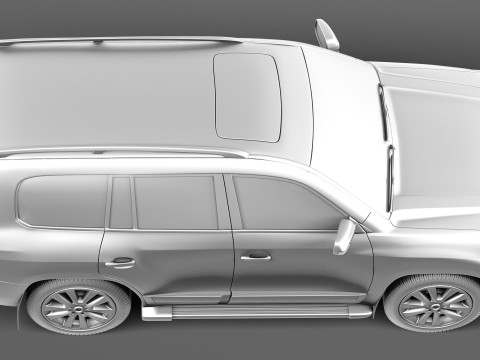 Toyota Land Cruiser 2013 3D Model