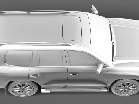 Toyota Land Cruiser 2013 3D Model