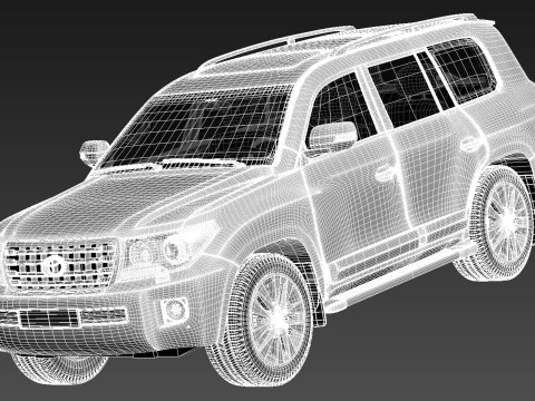 Toyota Land Cruiser 2013 3D Model