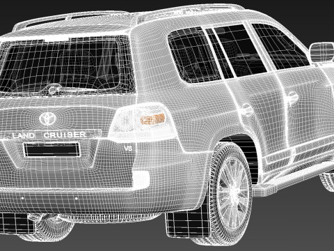 Toyota Land Cruiser 2013 3D Model