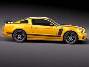 Mustang Boss 302 2013 Model 3D