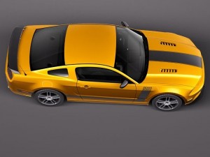 Mustang Boss 302 2013 Model 3D
