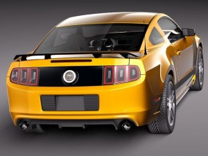 Mustang Boss 302 2013 Model 3D
