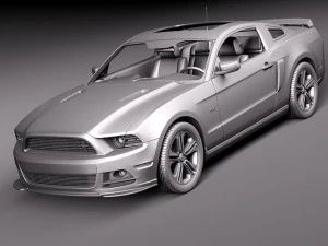 Mustang GT 2013 3D Model