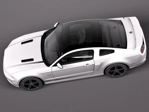 Mustang GT 2013 3D Model