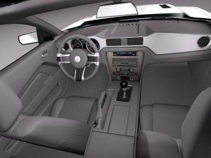 Mustang GT 2013 3D 模型