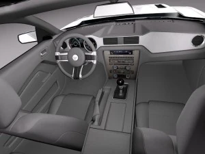 Mustang GT 2013 3D Model