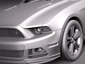 Mustang GT 2013 3D 模型