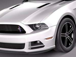 Mustang GT 2013 3D 模型