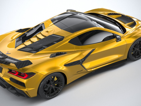 Chevrolet Corvette ZR1 2025 3D Модель