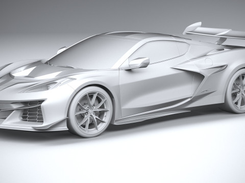 Chevrolet Corvette ZR1 2025 3D Модель