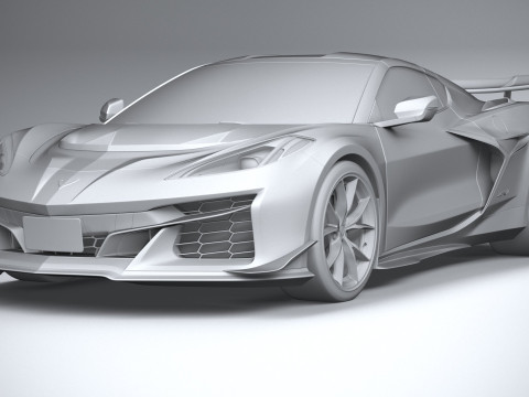 Chevrolet Corvette ZR1 2025 3D Модель