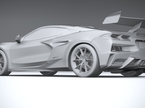 Chevrolet Corvette ZR1 2025 3D Модель