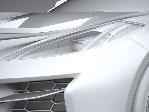 Chevrolet Corvette ZR1 2025 3D Модель