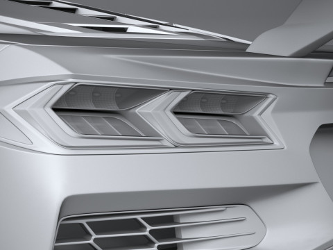 Chevrolet Corvette ZR1 2025 3D Модель