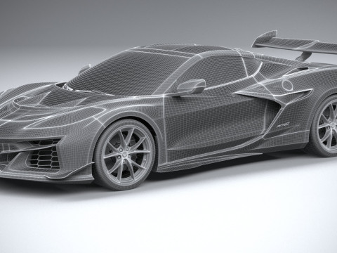 Chevrolet Corvette ZR1 2025 3D Модель