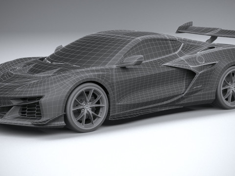 Chevrolet Corvette ZR1 2025 3D Модель