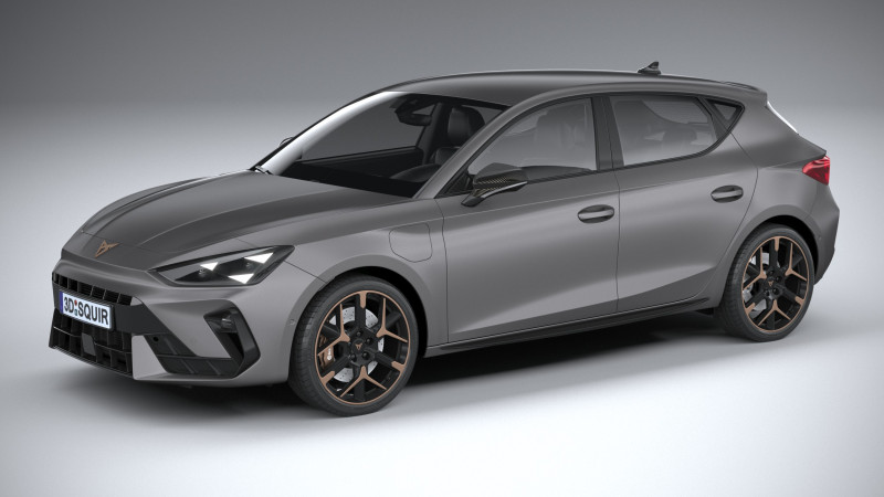 Cupra Leon 2025 3D 模型 .c4d .max .obj .3ds .fbx .stl .blend 