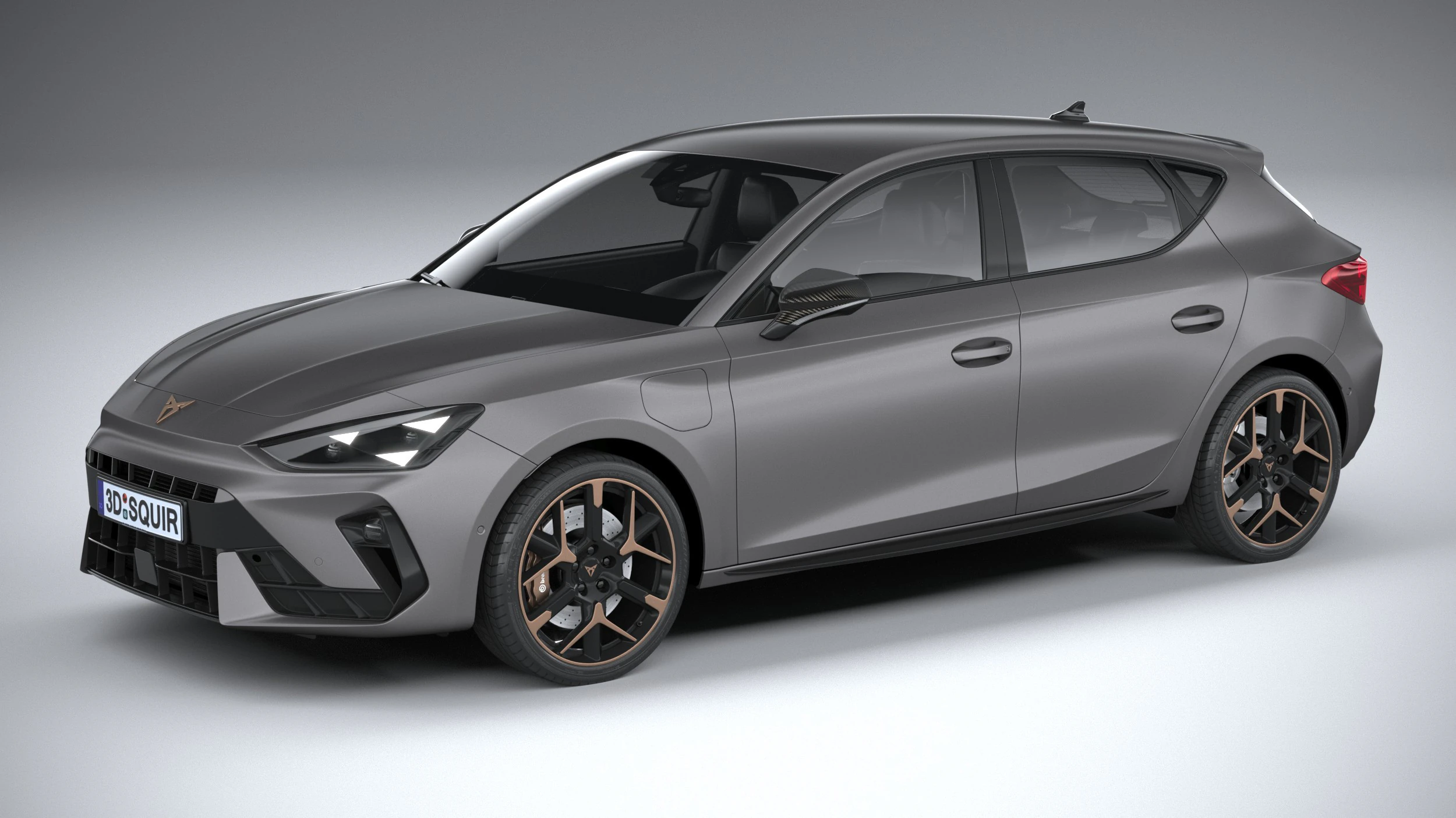 Cupra Leon 2025 3D Model .c4d .max .obj .3ds .fbx .stl .blend 
