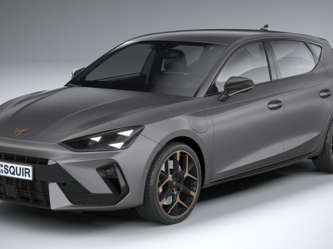 Cupra Leon 2025 3D 模型