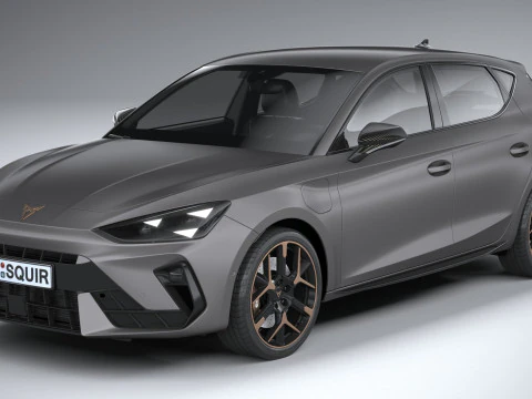 Cupra Leon 2025 3D Model