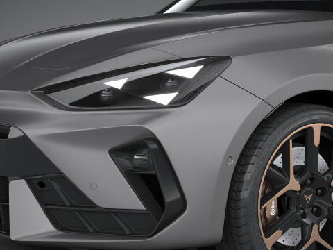 Cupra Leon 2025 3D 模型
