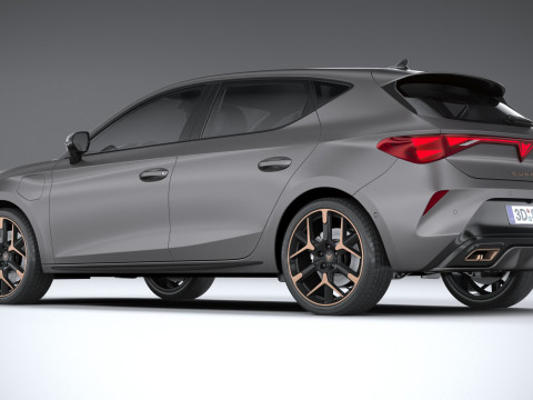 Cupra Leon 2025 3D 模型
