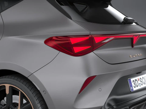 Cupra Leon 2025 3D Model