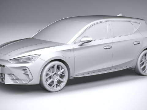 Cupra Leon 2025 3D 模型