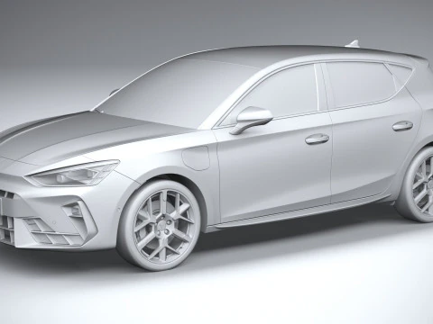 Cupra Leon 2025 3D Model