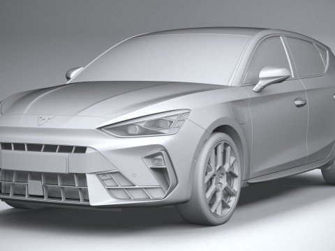 Cupra Leon 2025 3D 模型