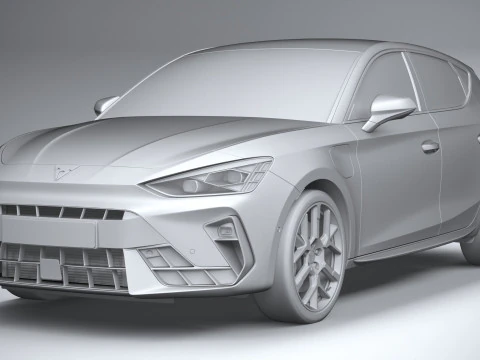 Cupra Leon 2025 3D Model
