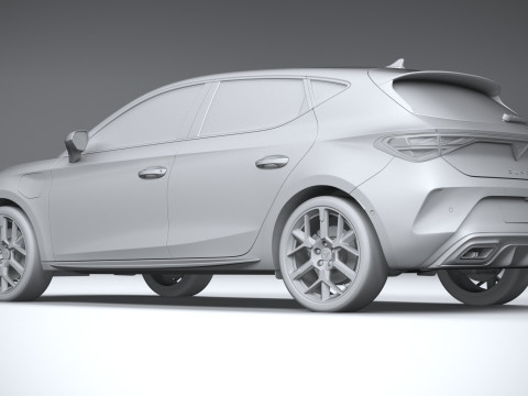 Cupra Leon 2025 3D 模型