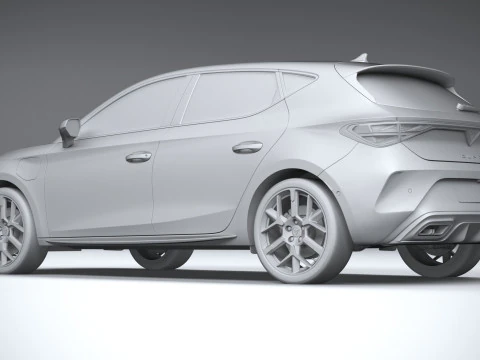 Cupra Leon 2025 3D Model