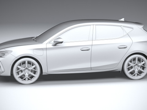 Cupra Leon 2025 3D 模型