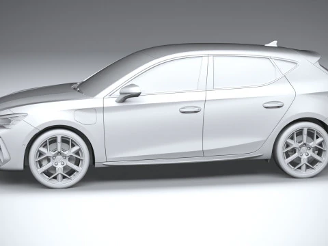 Cupra Leon 2025 3D Model