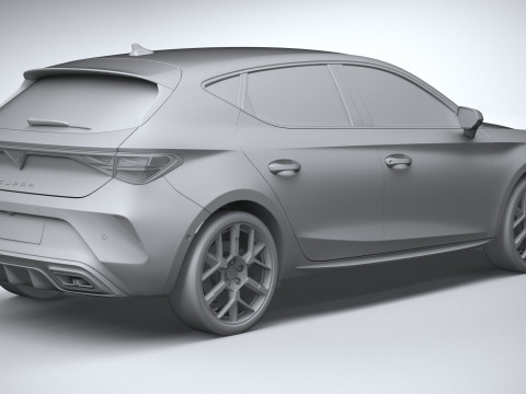 Cupra Leon 2025 3D 模型