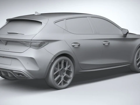 Cupra Leon 2025 3D Model