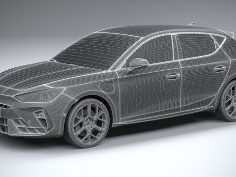 Cupra Leon 2025 3D 模型