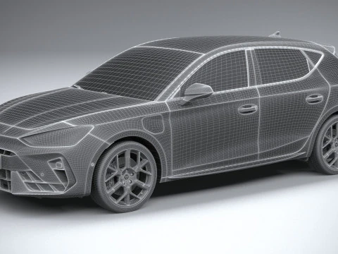 Cupra Leon 2025 3D Model