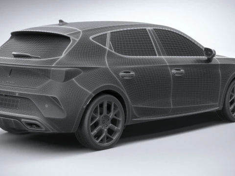 Cupra Leon 2025 3D Model