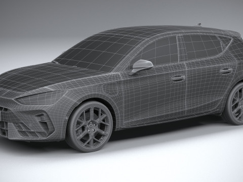 Cupra Leon 2025 3D 模型