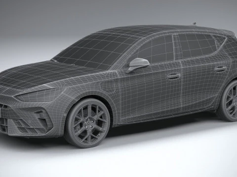 Cupra Leon 2025 3D Model