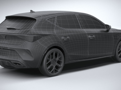 Cupra Leon 2025 3D 模型