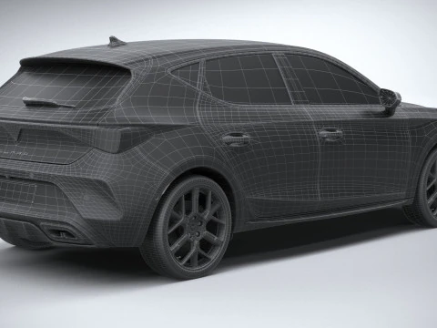 Cupra Leon 2025 3D Model