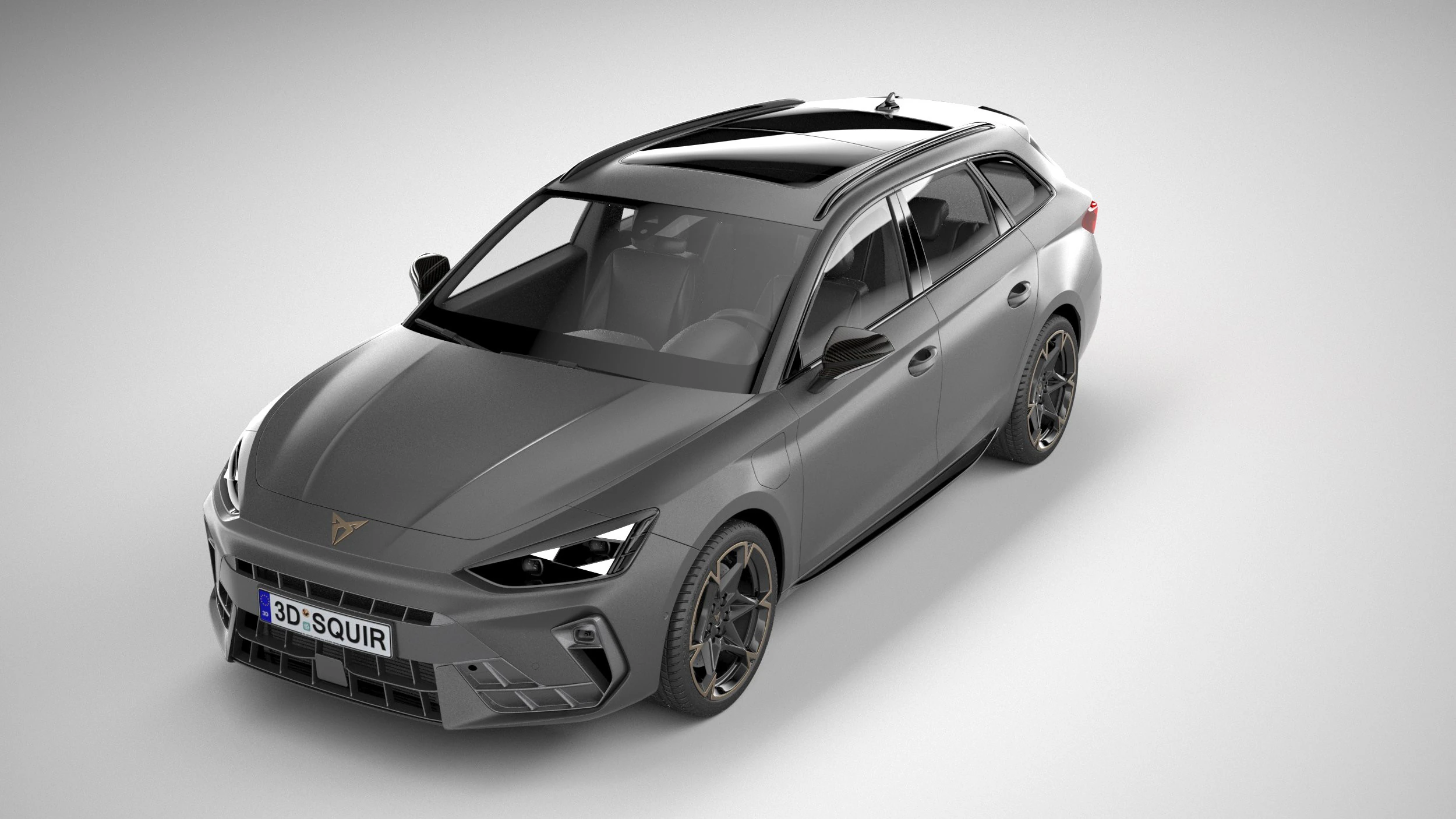 Cupra Leon Sportstourer 2025 3D Model .c4d .max .obj .3ds .fbx .stl .blend